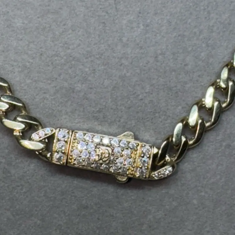 Baby Monaco Chain - Gold-Toned Necklace with Unique Design Elements