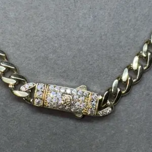 Baby Monaco Chain - Gold-Toned Necklace with Unique Design Elements