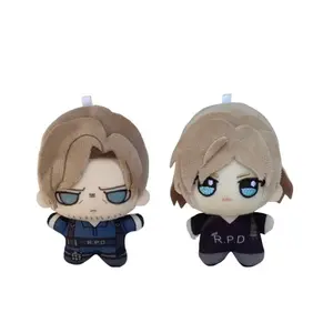 2026 new  Leon Scott Kennedy Pendant Plush Dolls Toy 10CM Cartoon Cute Soft Leon Scott Kennedy Dolls Game Periphery Fans Collect Gifts