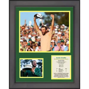 Scottie Scheffler 2024 Masters Tournament Champion Photo Collage