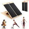 Slant Board for Calf Stretching, Adjustable Portable Wooden Incline Board for Calf Stretcher with Training Poster, 450 Lbs Weight Capacity Calf Stretch Wedge for Leg, Knees, Heel, Ankle & Stretching Calf Board
