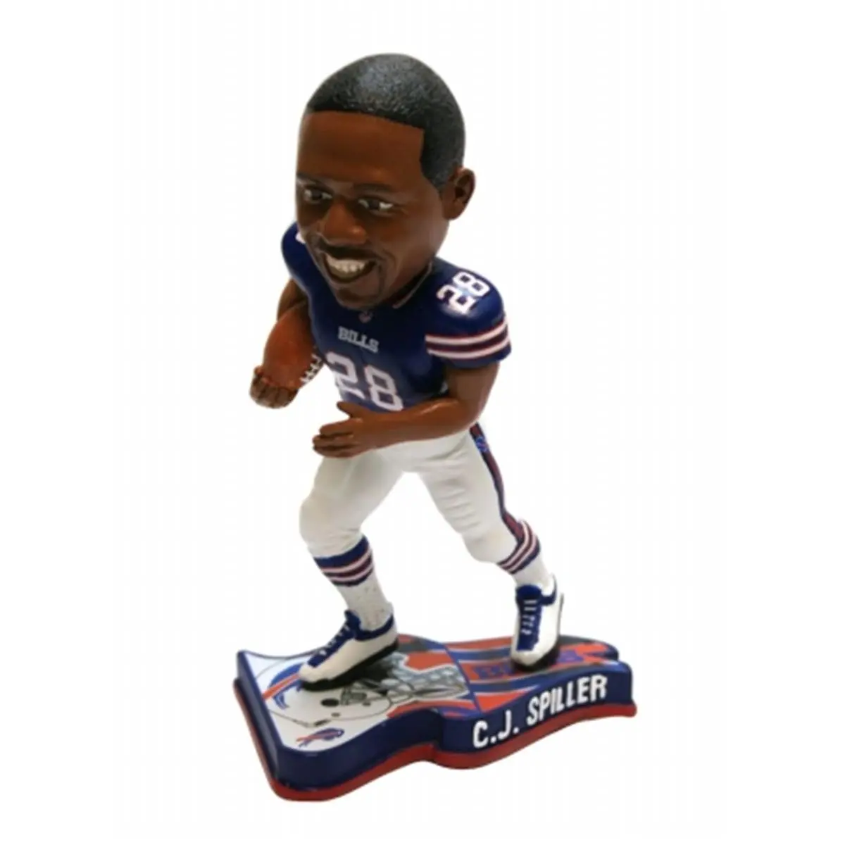 212 MAIN C.J. Spiller Limited Edition, Hand Numbered, Team Colors Special Base Collectible Bobblehead for Sports Enthusiasts