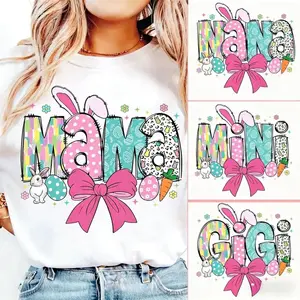 Easter Mama Shirt, Easter Mimi Shirt, Easter Granny Sweater, Easter Mom Shirt,Easter Gift For Mom, Mama Bunny Shirt, Easter Mama Outfit - LORA ATCHER t0301