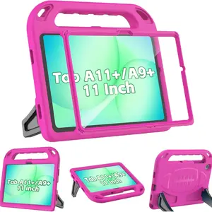 Samsung Galaxy Tab A11+ Plus /A9+ Plus 11-Inch Tablet Case, Includes Screen Protector, Shockproof Lightweight Stand Handle