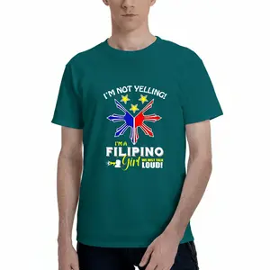 TEAL I'm Not Yelling I'm A Philippines Girl Gift, Filipino Gift T-Shirt