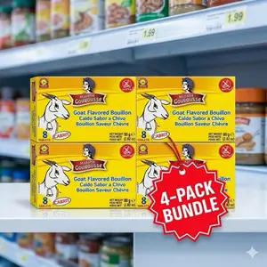 Madame Gougousse Bouillon Goat Flavored Rich & Creamy Broth for Versatile Cooking