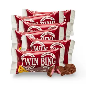 Palmers Twin Bing Candy Bars (6-Pack) - Chocolate Covered Cherry Nougat Candy Bar Palmers Twin Bing Candy Bars (6-Pack) - Chocolate Covered Cherry Nougat Candy Bar