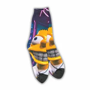 Iced Out Bart - Crew Socks
