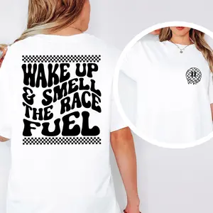 Racing Tshirt, Race Track T-Shirt, Racetrack Shirt, Race Track Checkered Flag Race Day, Top Womenswear Fit Comfortable