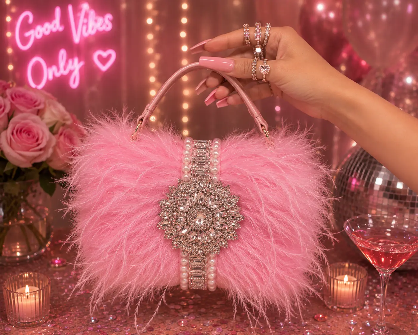 Feather Fantasy Mini Bag