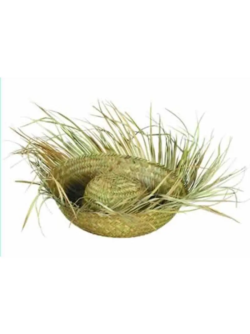 Natural Beachcomber Straw Party Hats - 96-Pack, Decorative, Lightweight, Full Head Coverage, Festive & Home Party Supplies Accessories