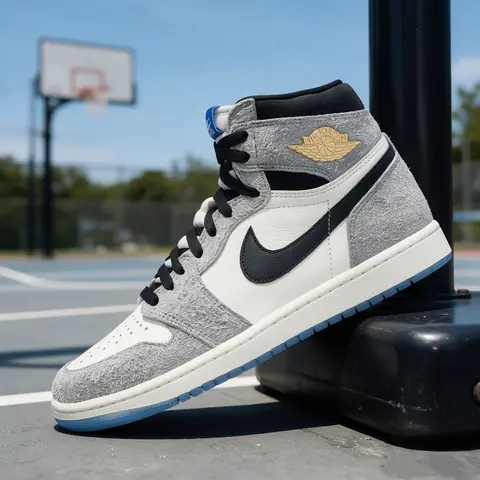 Jordan 1 Retro High OG All-Star Cool Grey Men's DZ5485-003 & GS FD1437-003 Sneaker Footwear