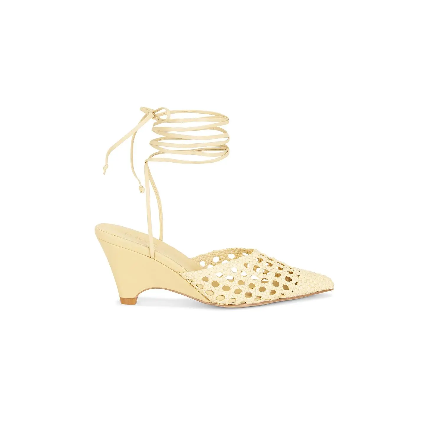 RAYE Shea Wedge in Raffia