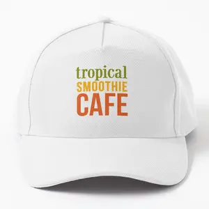 Tropical Smoothie Men's Twill Cap Hat - Show your love for Tropical Smoothie with this stylish cap, perfect for fans of the brand and those who appreciate refreshing and healthy drinks.