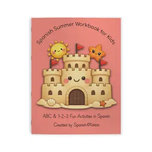 Spanish Summer Learning Activity Workbook for Preschoolers
