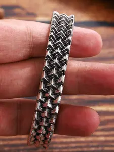 Vintage Simple Dragon Scale Bracelet, Fashion Trendy Men's Bracelet, Unisex Accessory, Party Jewelry, Valentine's Day Gift, Handmade Cuff Bracelets