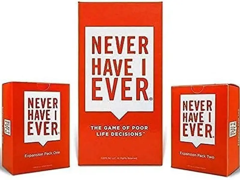Never Have I Ever Party Card Game Bundle - Classic Edition, Expansion Pack 1 & 2