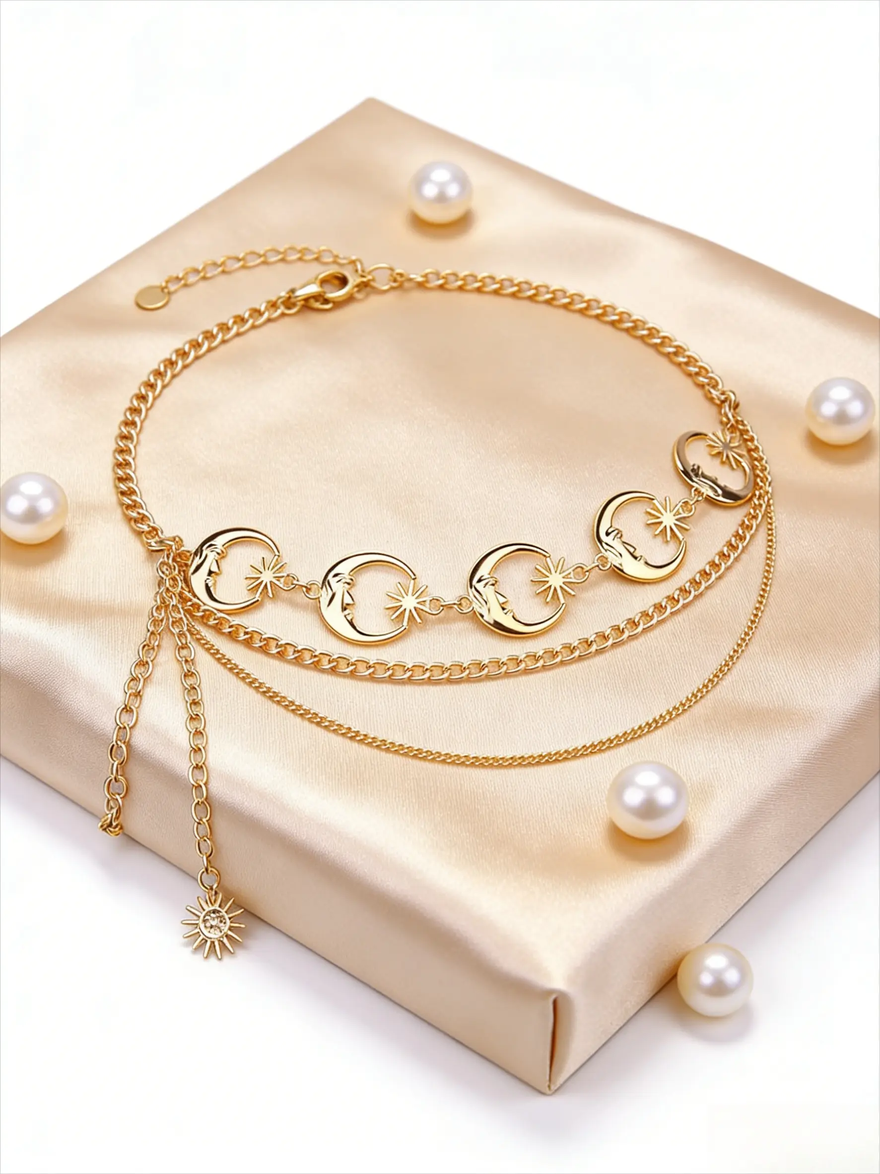 Golden Crescent Moon