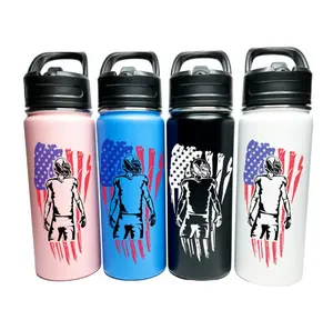 American Football Water Bottle 18/32 oz Stainless Steel Insulated Flasks