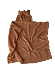 Animal Ears Fleece Throw Blanket – Soft, Cozy Design with Fun Animal Ears for Ultimate Comfort and Warmth