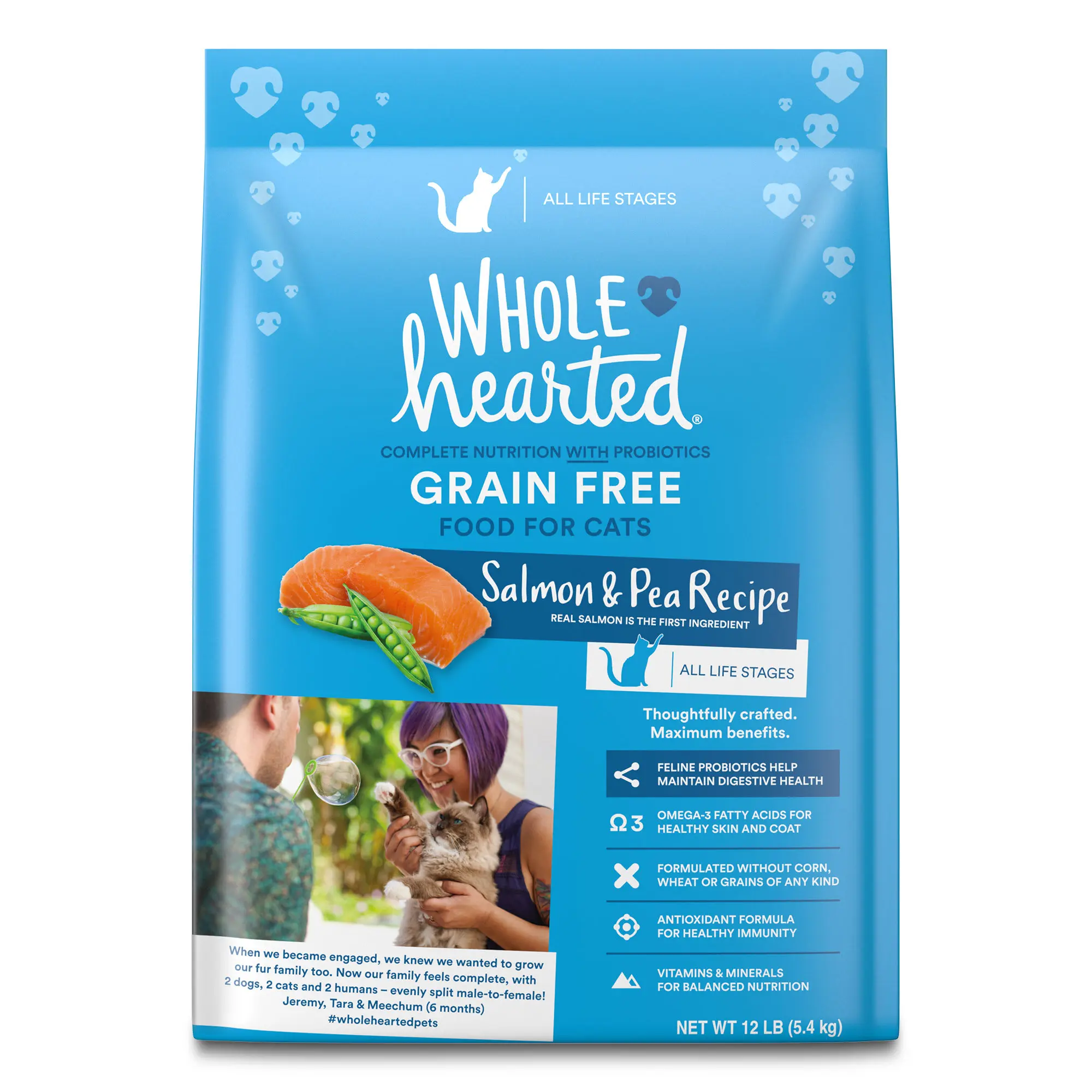 WholeHearted Grain Free Salmon Formula Dry Cat Food WholeHearted Grain Free Salmon Formula Dry Cat Food