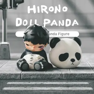 POP MART Hirono Doll Panda 100% Figurine