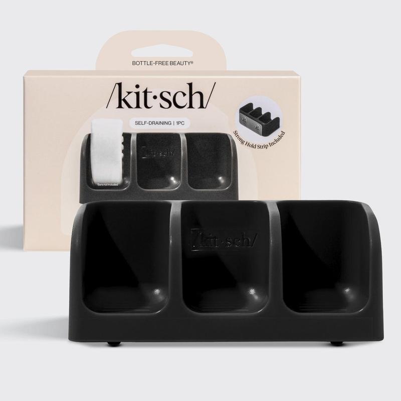 Self-Draining Soap Dish - Black