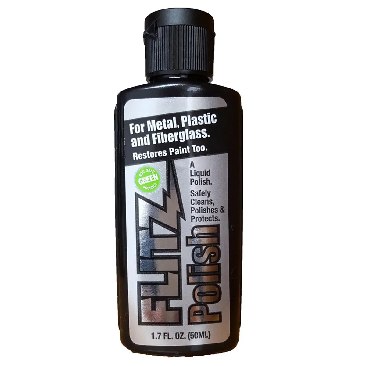 Flitz Concentrated Chrome & Metal Polish - 1.7 oz Liquid, High-Performance Surface Cleaner for Brass, Copper, Silver, Pewter, Stainless Steel, Bronze, Solid Gold, Removes Tarnish, Rust, Heat Discoloration