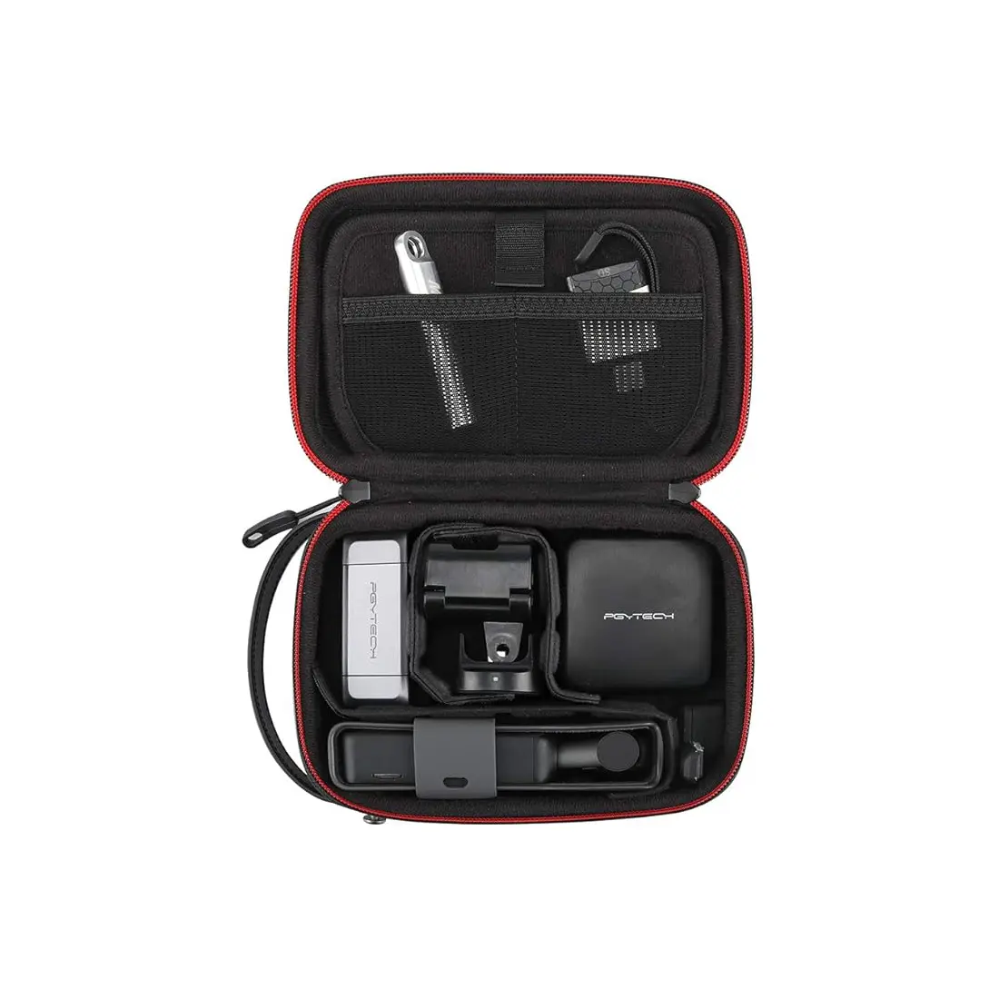 PGYTECH Nylon Protective Zipper Case for DJI OSMO Pocket 3/2, OSMO ACTION, GoPro Hero Action Cameras - Handheld Video Recording Equipment Fabric Accessories Storage Handbag with Enhanced Protection