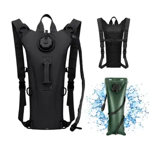 Hydration Backpack, Hiking Backpack with 3L Water Bladder, Running Hydration Vest for Cycling Hiking Rave for Men Women