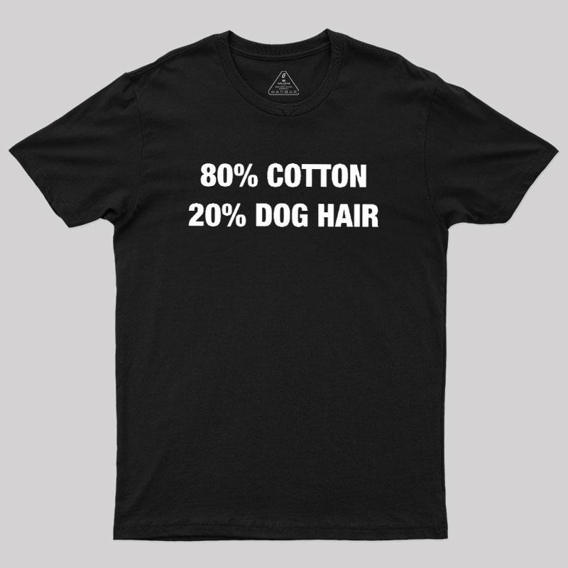 Men's 80% Cotton 20% Dog Hair Crew Neck Short-Sleeve Casual Tshirt, Plain Menswear Top
