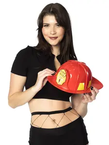 ENVY BODY SHOP Fireman Hat Firefighter Costume Accessory