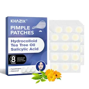 KHAZIX Hydrocolloid Gentle Care Patches, Non-Irritating & Comfortable, Single Item Acne Patches, Made in China, 12 Months Shelf Life