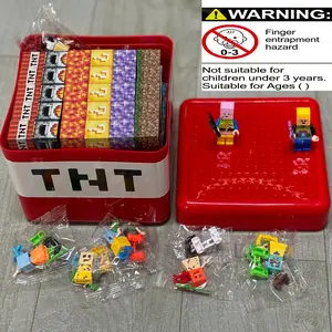 New Magnetic Building Blocks Set with Storage Box, Creative Building Blocks, Block Puzzle Toy Gift, Magnetic Assembly Gift, Kids Educational Toys