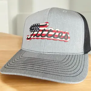 Tit's USA Flag Golf Hat, Funny Trucker Patch Cap, Cool Mesh Snapback Gift, Leather UV Print Headwear, Weekend Outdoor Style Hat