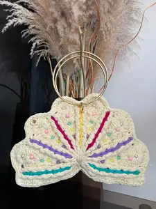 ARTESANA- Shell Ring Handle Bag