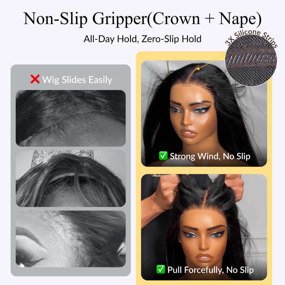 Sunber Bob Wig 7x5 Pre-Cut Frontal Lace Wigs Human Hair Glueless Wigs Short Straight Bob Wigs Pre Plucked Pre Cut Lace Bleached Konts 150% Density