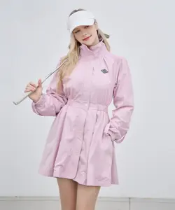 J.Jane 4 Way Fur Windbreaker Dress Pink