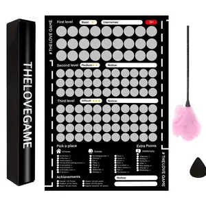 Adult Couple Dating Game Set, 104 Fun Scratch-Off Cards, Romantic Challenge Poster, Enhance Relationship, Perfect Gift for Couples