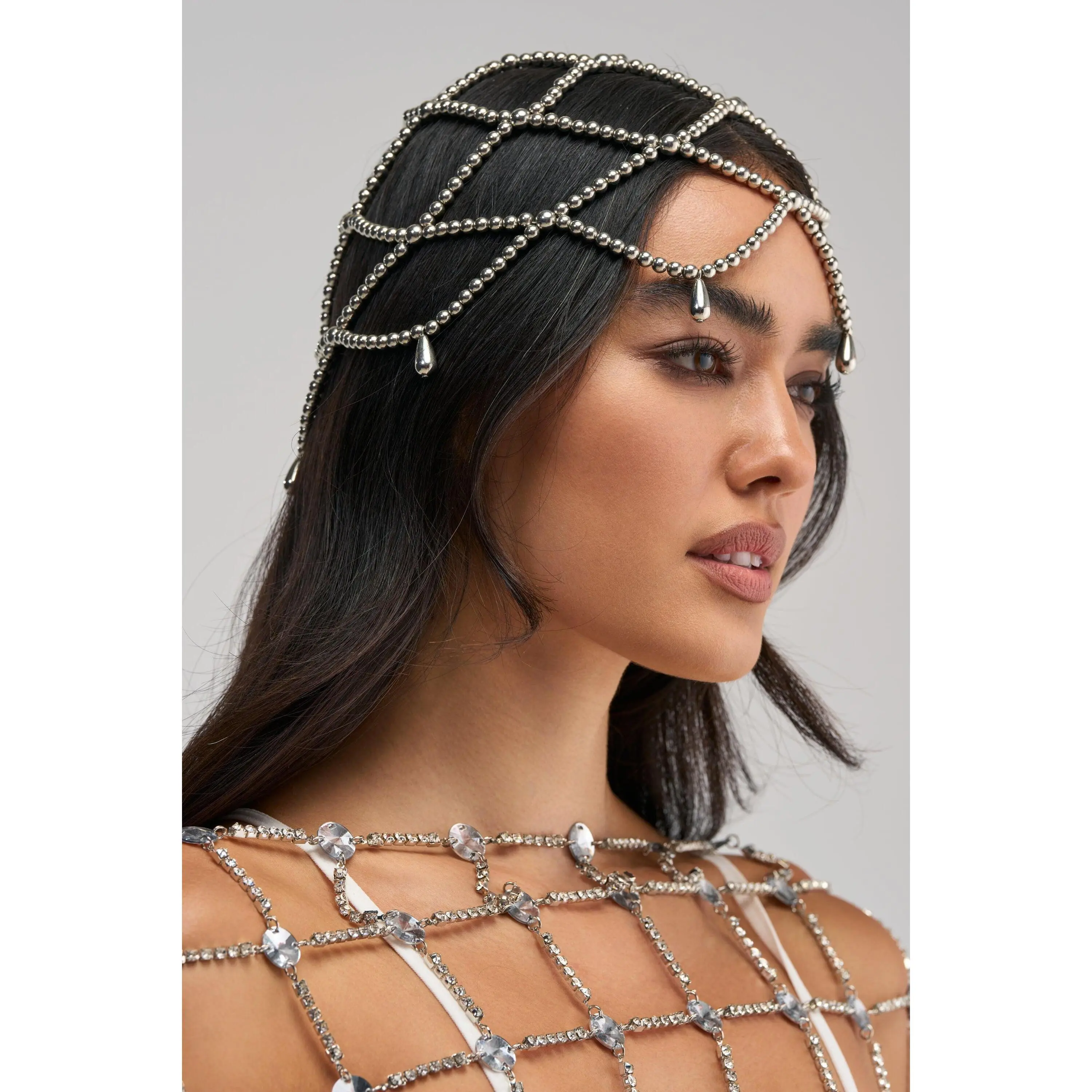 WATERFALLS BEADED HEADPIECE