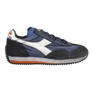 diadora Mens Equip H Dirty Stone Wash Evo Lace Up Sneakers Shoes Casual - Blue