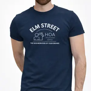 Nightmare On Elm St. Unisex Halloween Tee - Elm Street Hoa Shirt, Perfect Gift For Neighbors