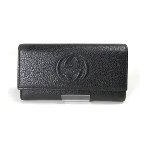 Pre-owned GUCCI Others Small Leather Goods Interlocking Leather Long Wallet