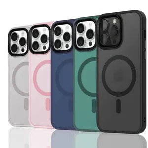 For Apple iPhone 17 16 15 14 13 12 / Pro Max / Air / Plus / Pro / Mini Shockproof iPhone Case Cover Frost, Slim Fit Accessories Protection compatible with MagSafe