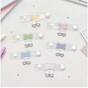 Bow Bag Extension Buckle Kpop Ita Bag Canvas Bag Keychain Transparent Bag Charm Bag Clip Card Holder Buckle