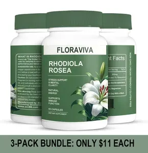 [Christmas Mega Sale]Rhodiola Rosea Extract for Stress, Energy & Focus - Natural Adaptogen [500mg]