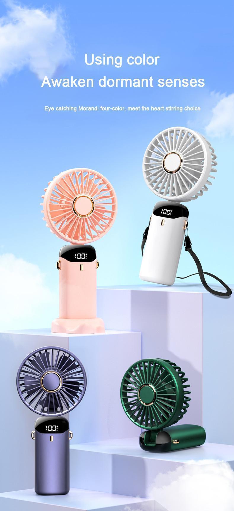 4-Color Foldable Neck Fan – Multiple Colors to Choose From! Premium quality, instant cooling, foldable & portable, strong airflow for quick refreshment.