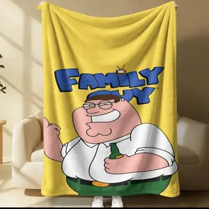 Family Guy Patterned Blanket, Everyday Holiday Birthday Gift For Kids And Adults, Soft, Warm And Lightweight Plush Blanket For Bed, Sofa, Car, Room Decoration