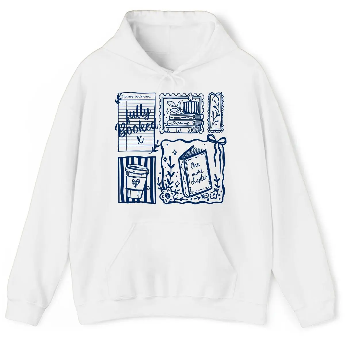 Just One More Chapter Hoodie, Bookish Reader Hoodie, Book Lover Hoodie, Literary Girl Tee, Reading Shirt Gift, Cozy Reader Shirt