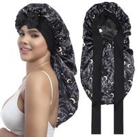 Long Bonnet(Black Stars and Moon+black)